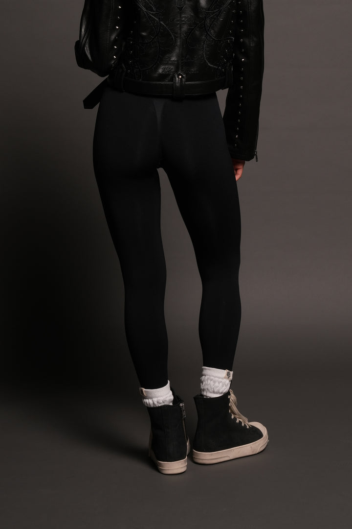 Dual Wolf Skylar Soft Seamless Leggings In Black