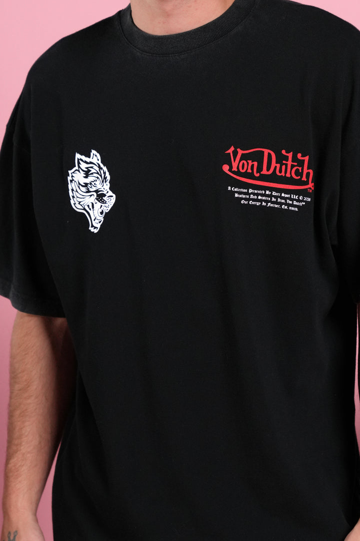 Eye Of The Beholder V2 Premium Oversized Tee in Black