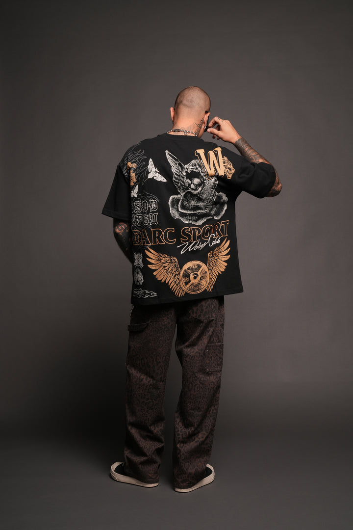 Cherub Hesh Premium Tee In Black