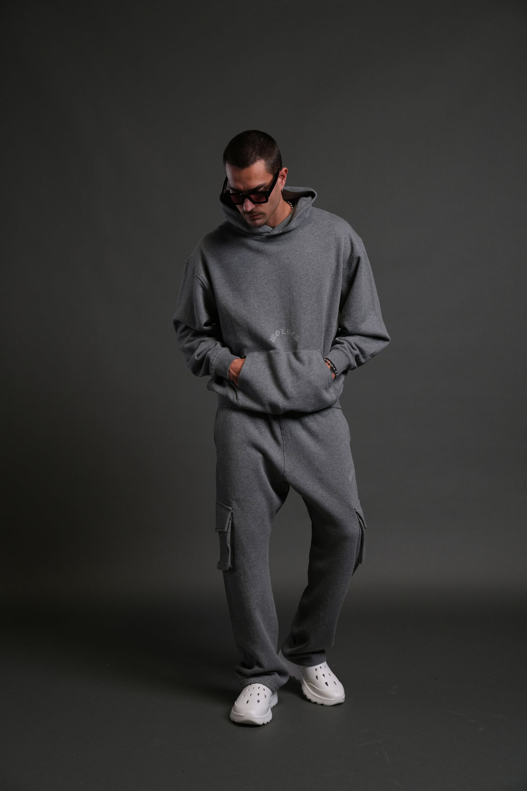 The Wolves & The Moth "Pierce" Hoodie in Darc Athletic
