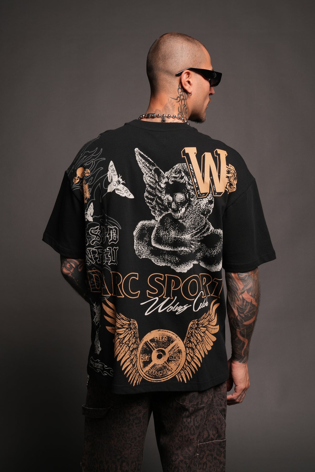 Cherub Hesh Premium Tee In Black