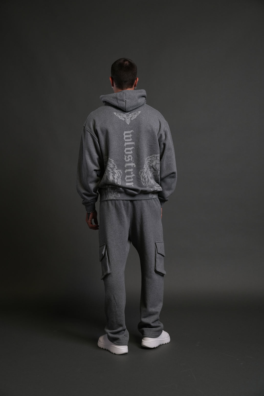 The Wolves & The Moth "Pierce" Hoodie in Darc Athletic
