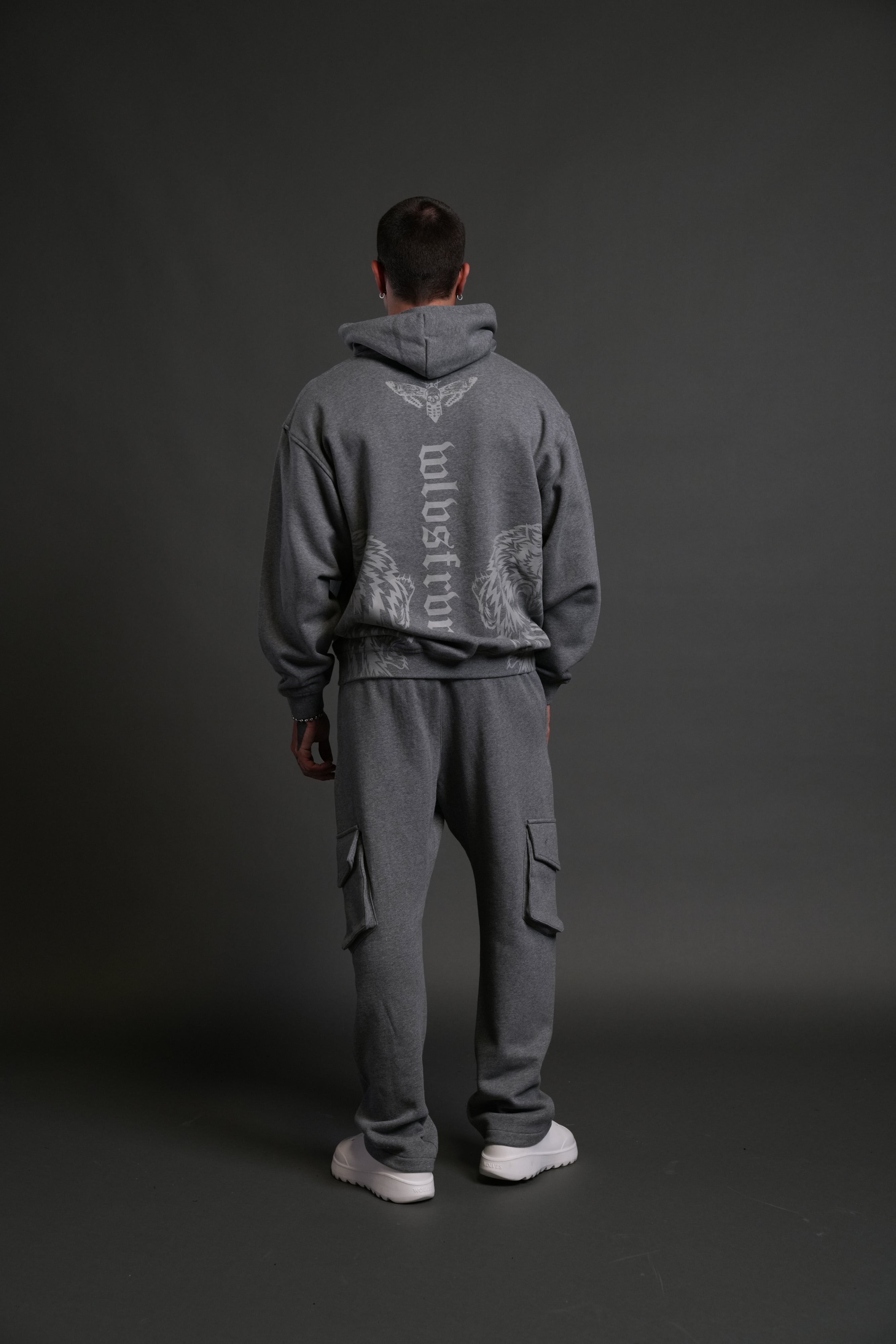 The Wolves & The Moth "Pierce" Hoodie in Darc Athletic