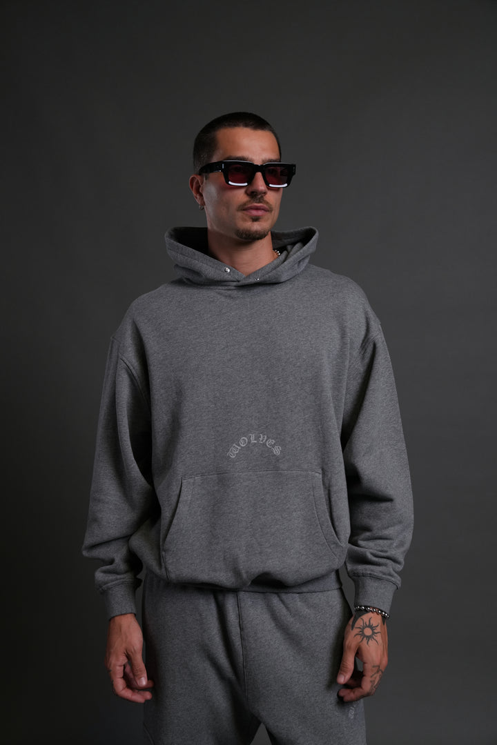 The Wolves & The Moth "Pierce" Hoodie in Darc Athletic