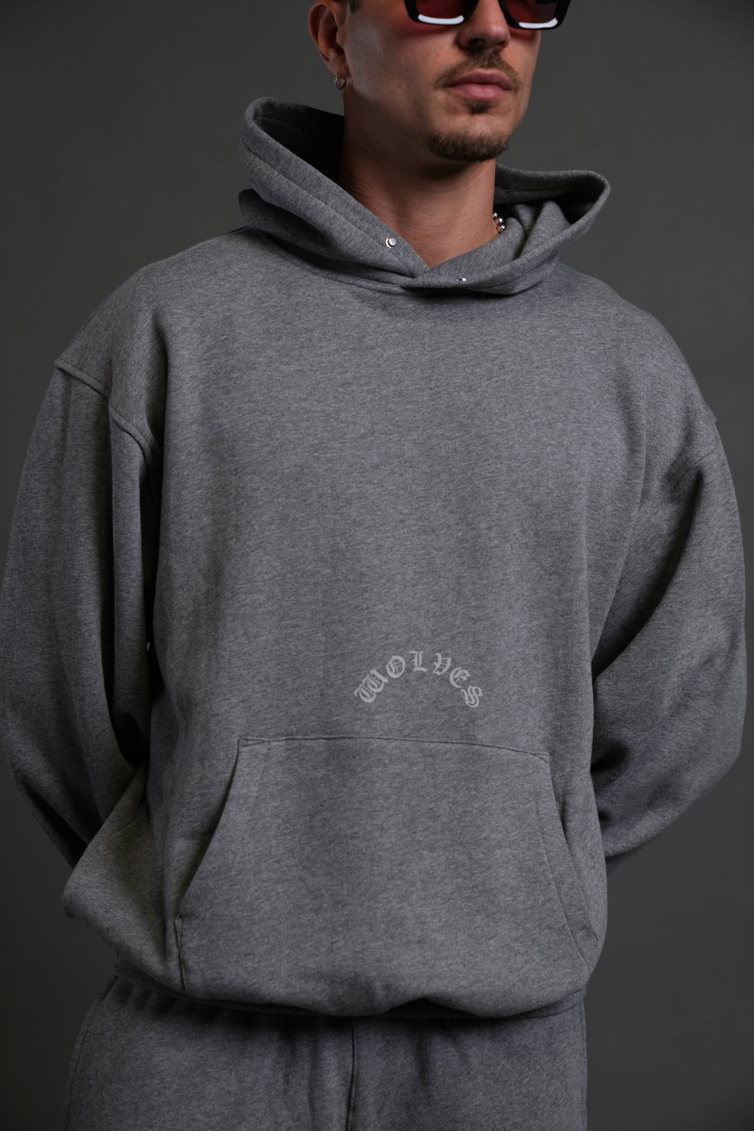 The Wolves & The Moth "Pierce" Hoodie in Darc Athletic