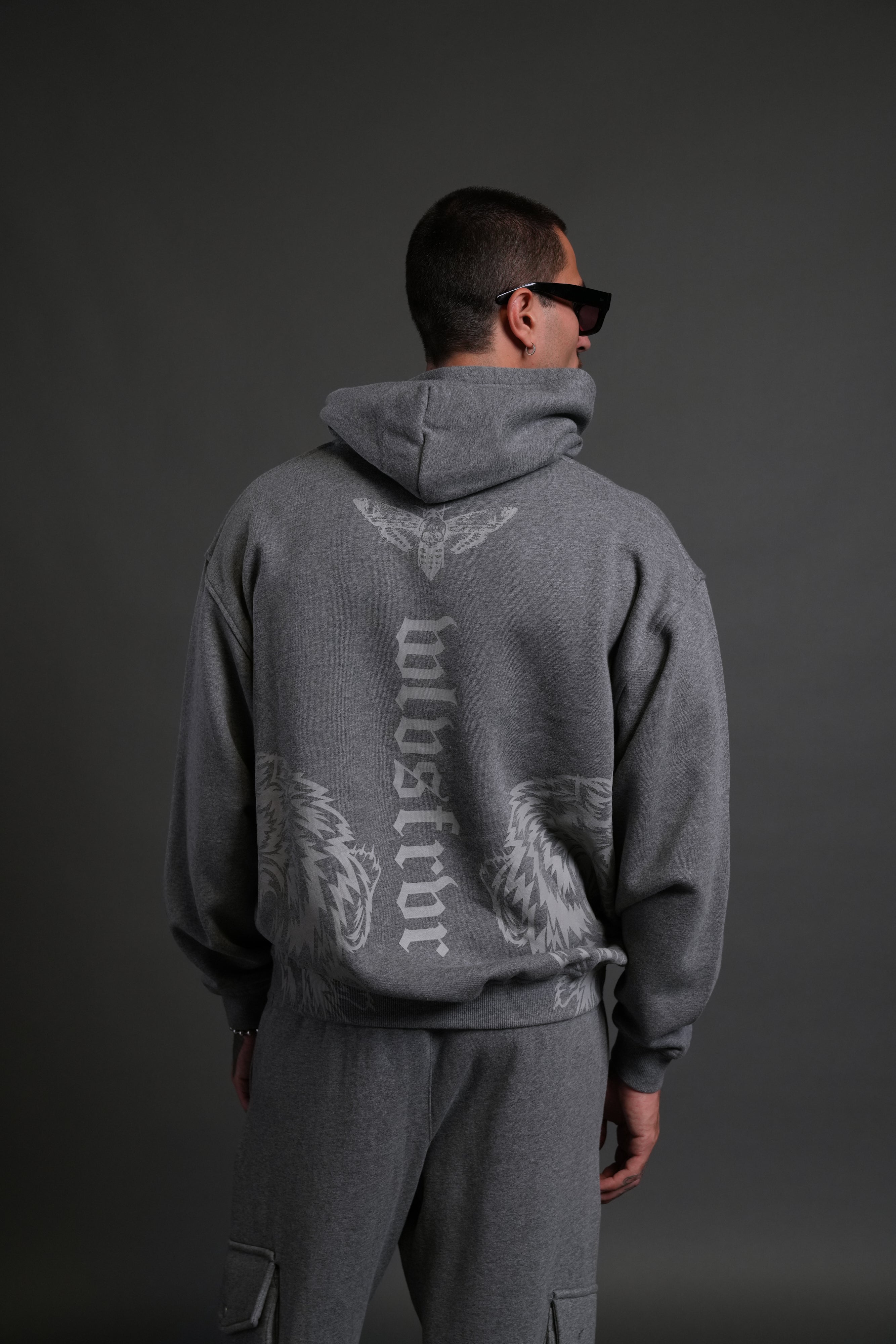 The Wolves & The Moth "Pierce" Hoodie in Darc Athletic