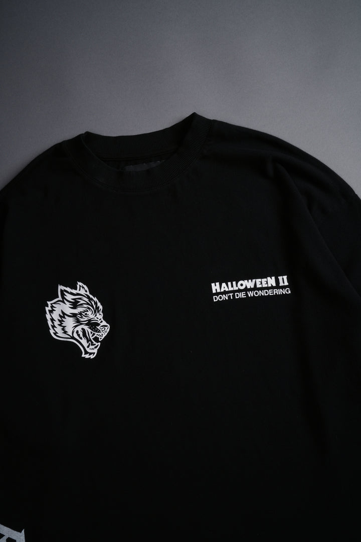 He's Coming Back "Premium" Oversized Tee in Black