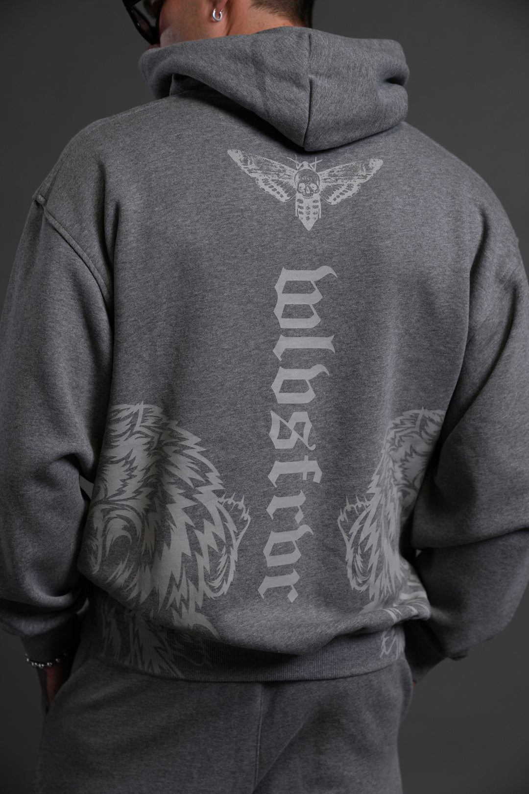 The Wolves & The Moth "Pierce" Hoodie in Darc Athletic