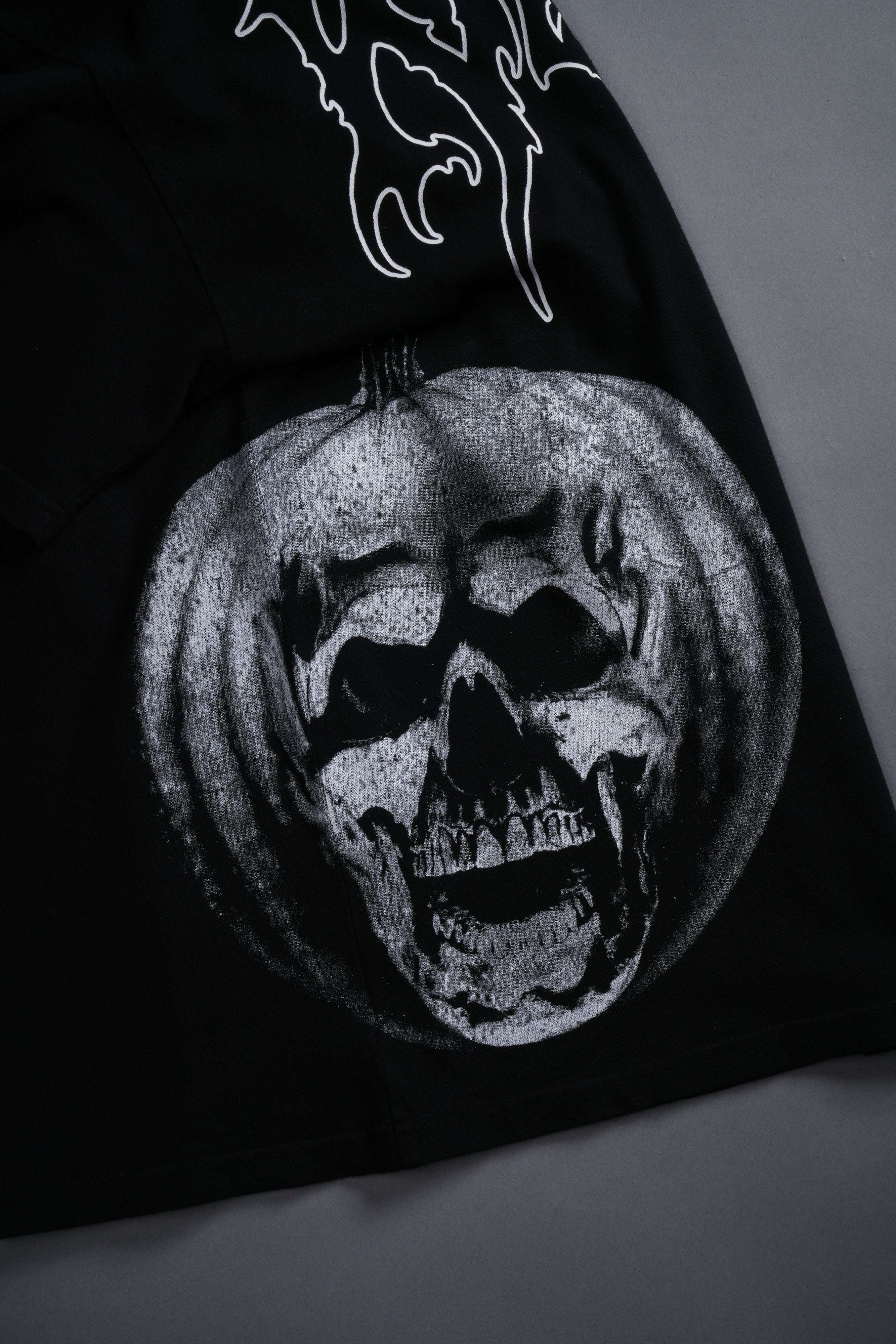 He's Coming Back "Premium" Oversized Tee in Black