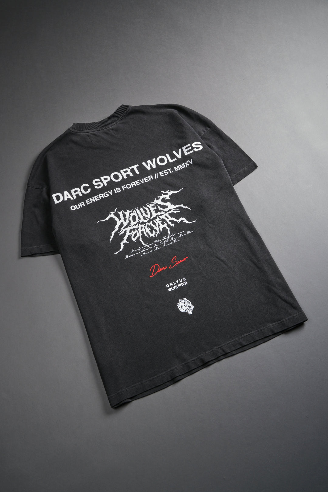 Itachi Forever "Premium" Oversized Tee in Wolf Gray
