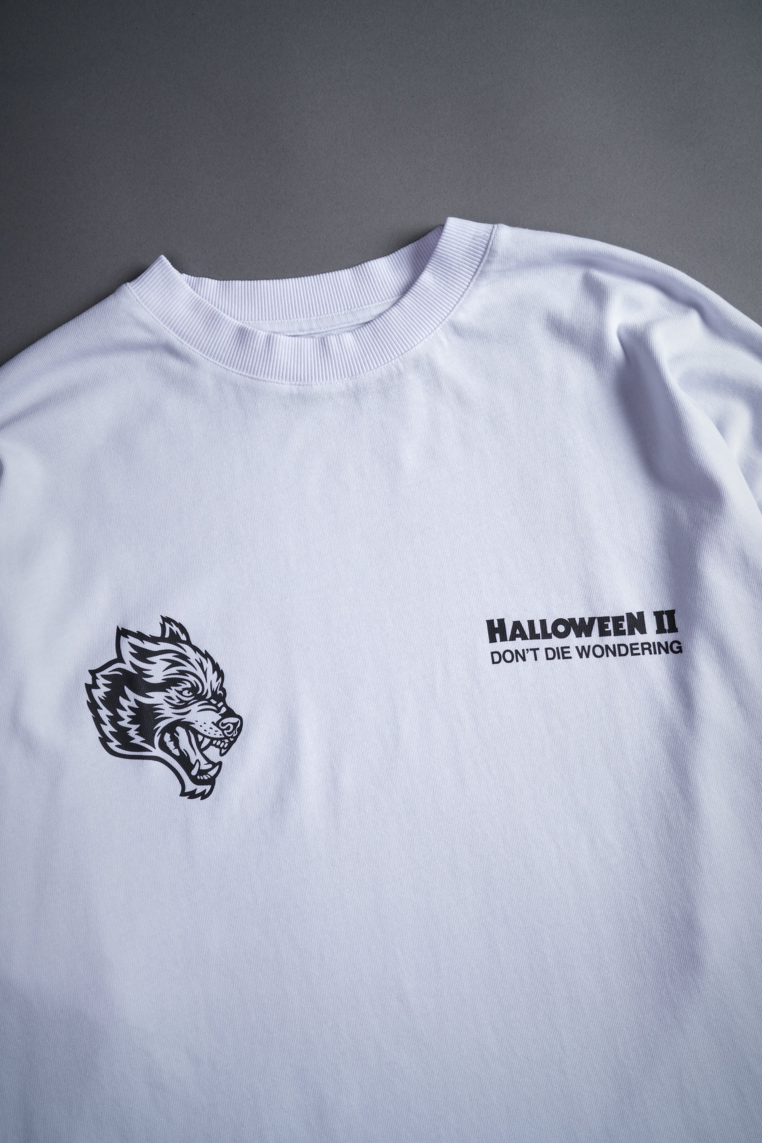 He's Coming Back "Premium" Oversized Tee in White