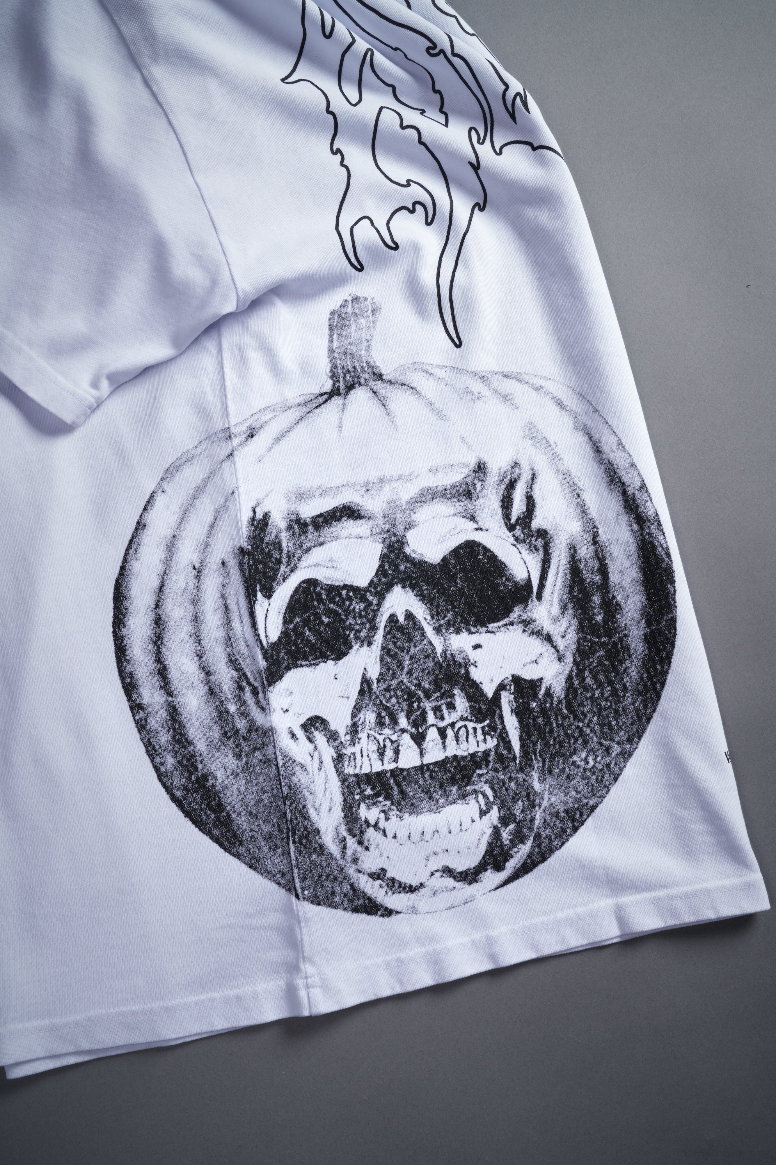 He's Coming Back "Premium" Oversized Tee in White