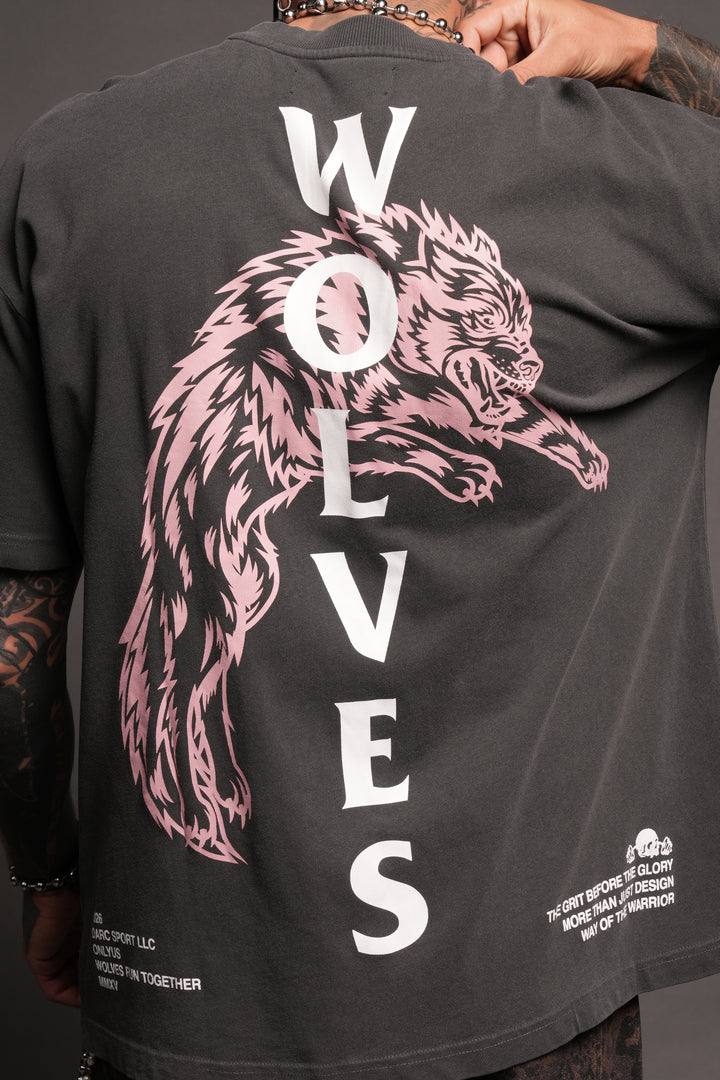 Leap Of Faith V2 Premium Tee In Wolf Gray