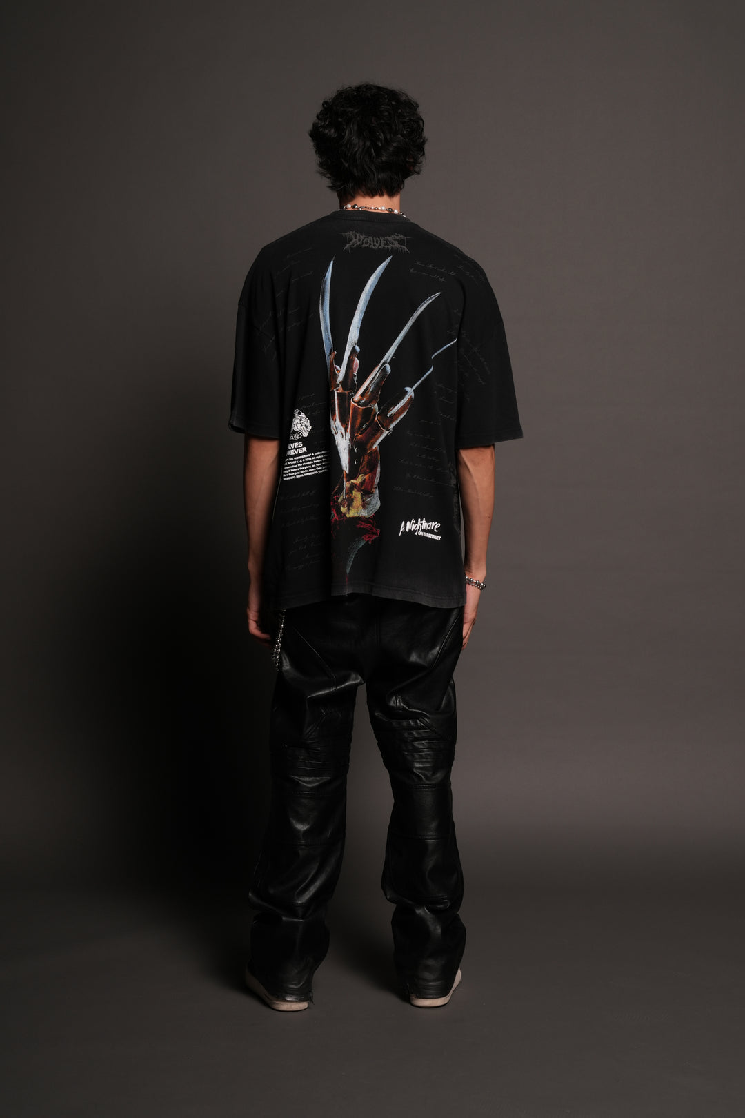 Dont Sleep Premium Oversized Tee In Black