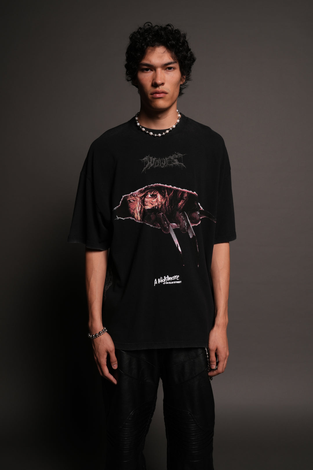 Dont Sleep Premium Oversized Tee In Black