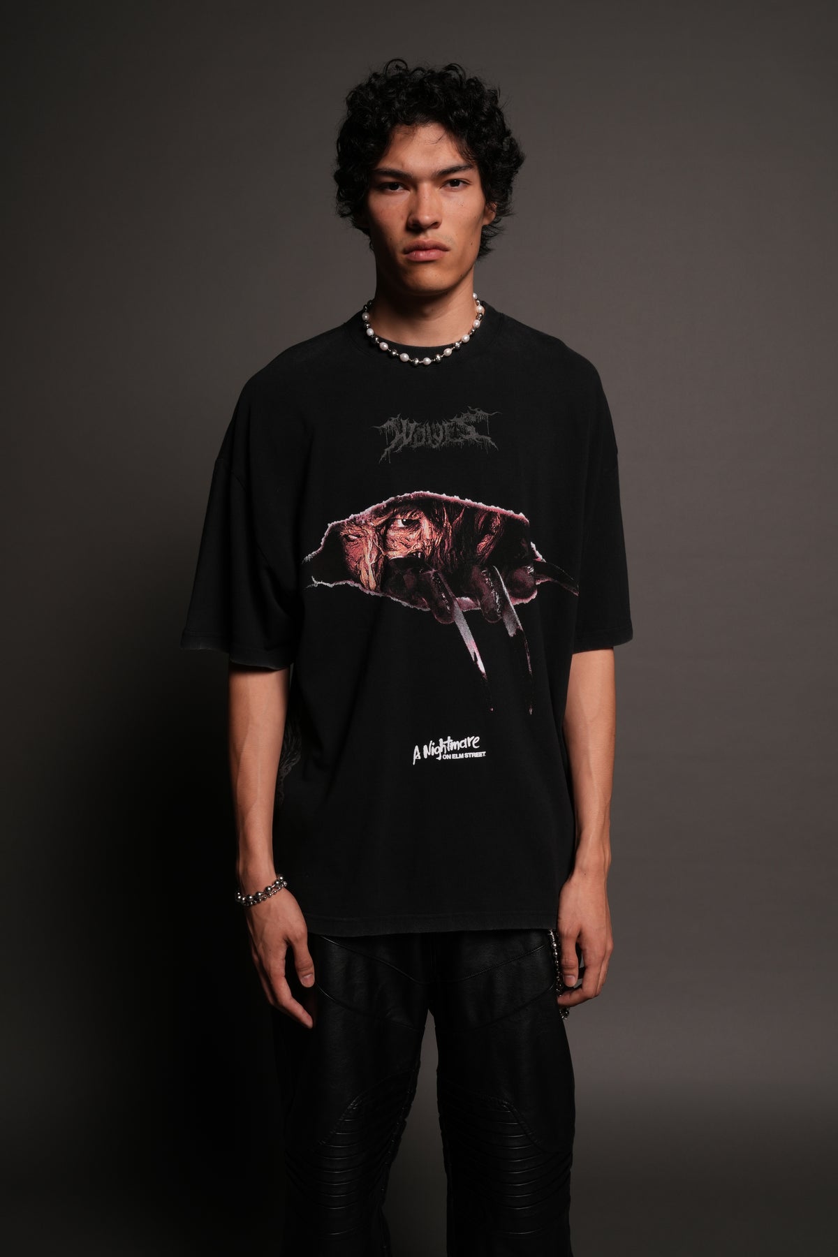 Dont Sleep Premium Oversized Tee In Black