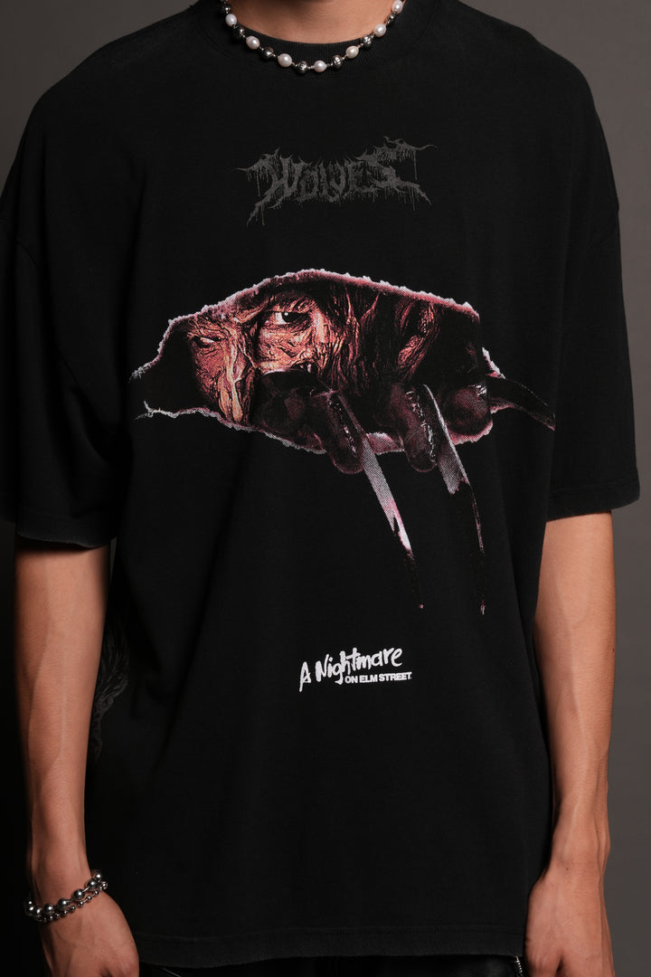 Dont Sleep Premium Oversized Tee In Black