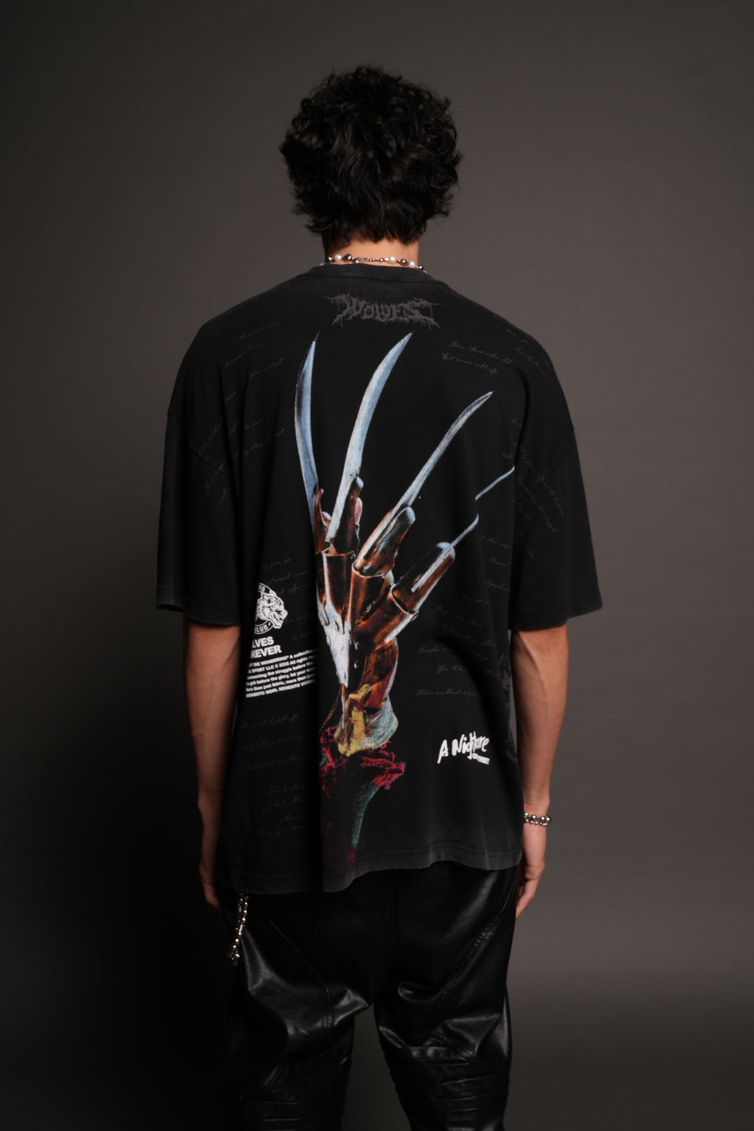 Dont Sleep Premium Oversized Tee In Black