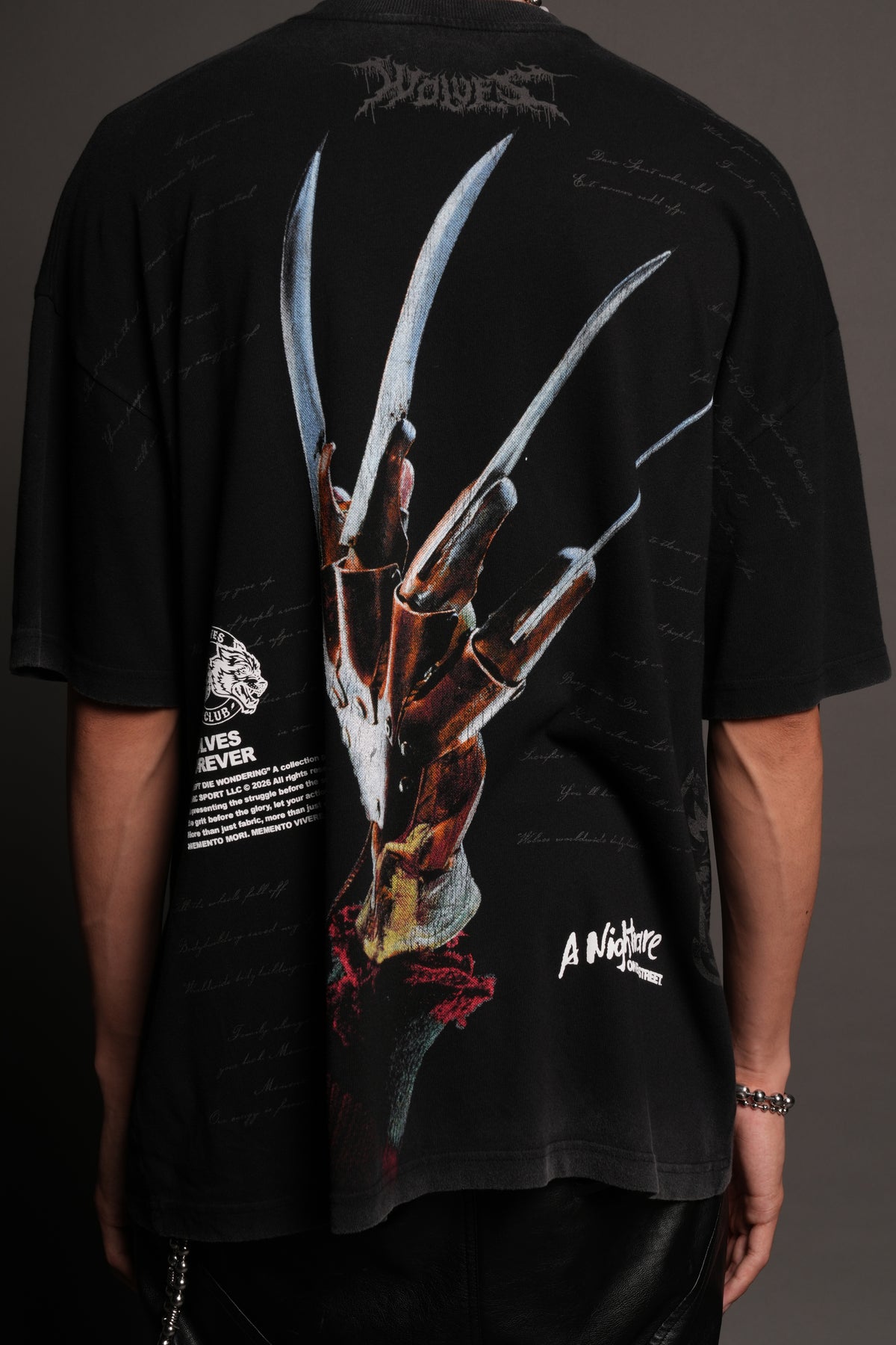 Dont Sleep Premium Oversized Tee In Black