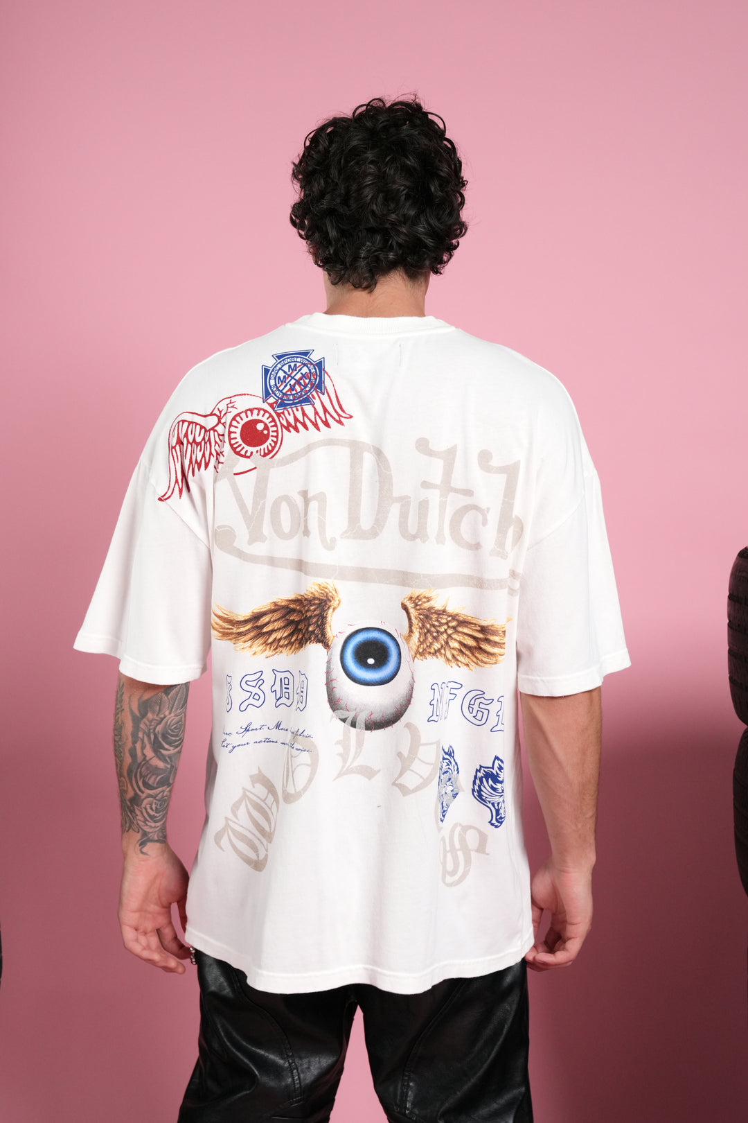 DSVD NFGU Premium Oversized Tee in Cream