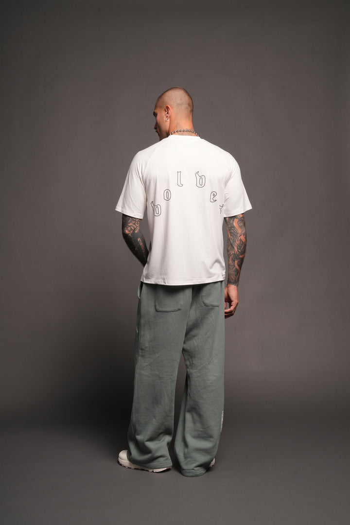 Wolves Pyramid V2 Dry Wolf Raglan Ss Tee In White