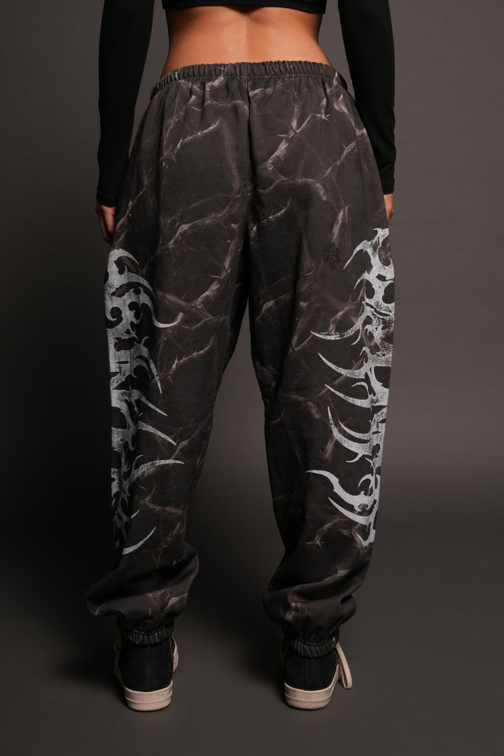 Ssddnfgu Hesh Lightweight Lounger Sweat Pants In Darc Thorns