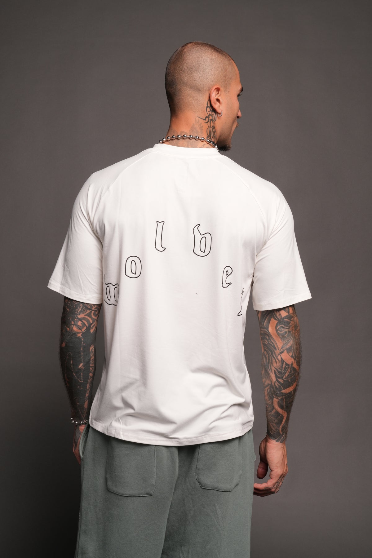 Wolves Pyramid V2 Dry Wolf Raglan Ss Tee In White