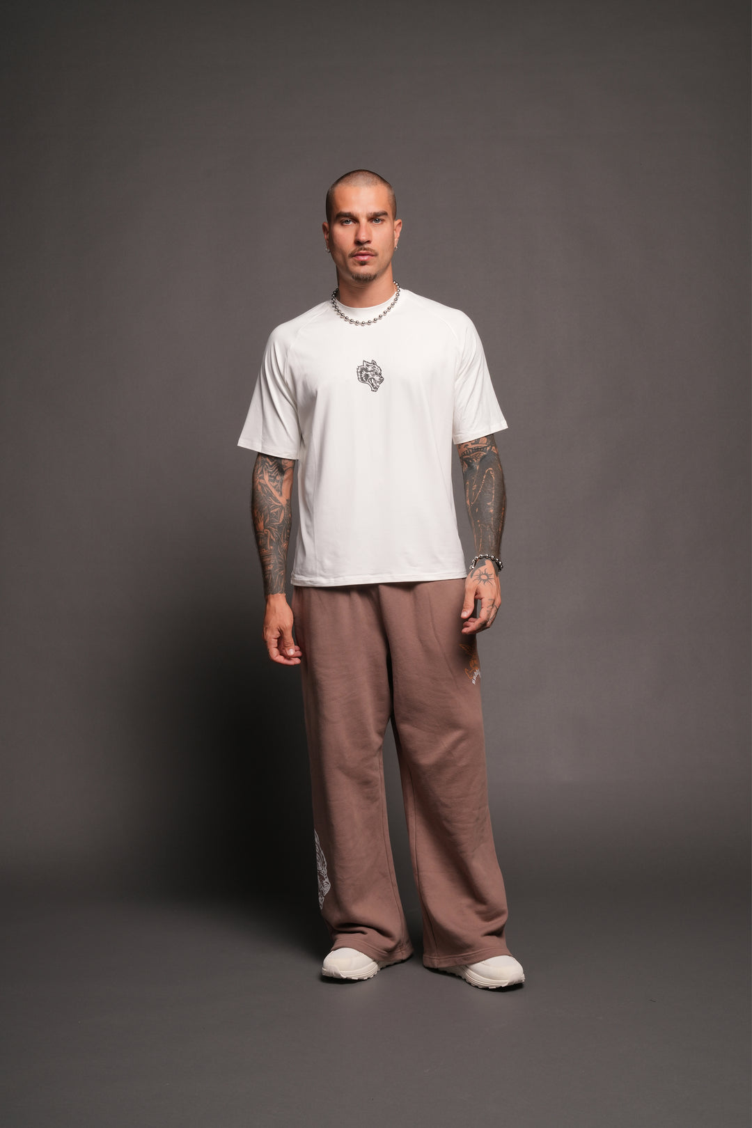 Cherub Nfgu V2 Lennox Sweat Pants In Mojave Brown