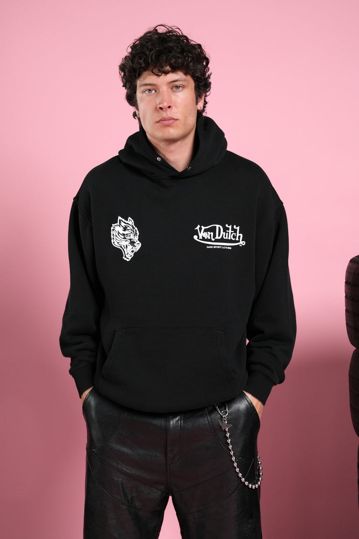 Von Wild Unisex "Pierce" Hoodie in Black