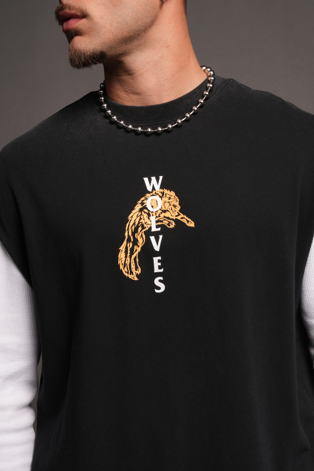 Leap Of Faith V2 Premium Muscle Tee In Black