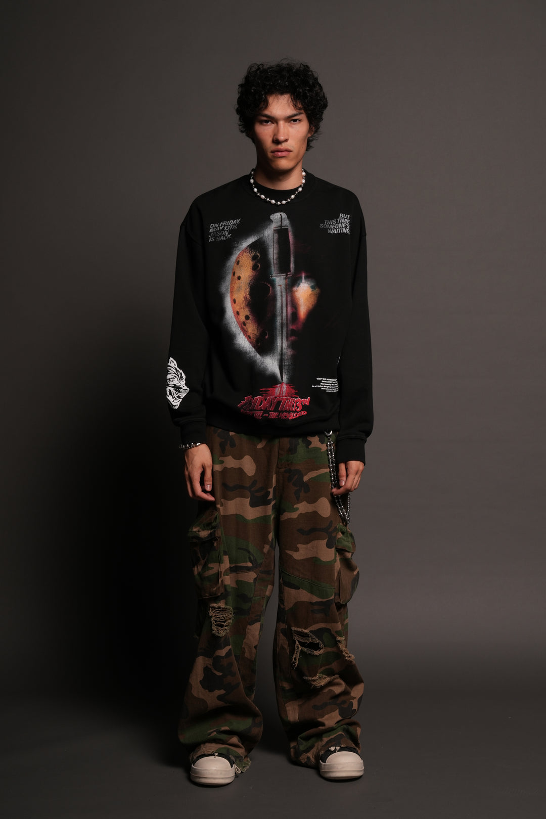 The New Blood London Crewneck In Black