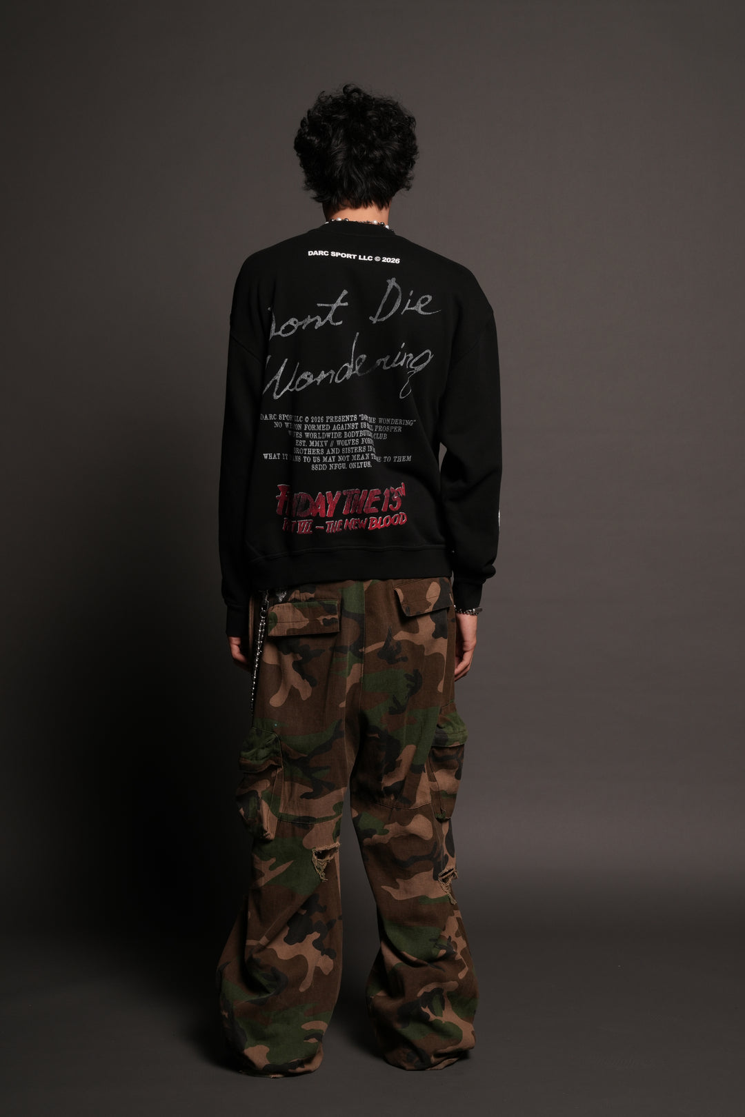 The New Blood London Crewneck In Black