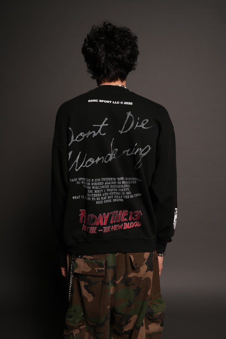 The New Blood London Crewneck In Black
