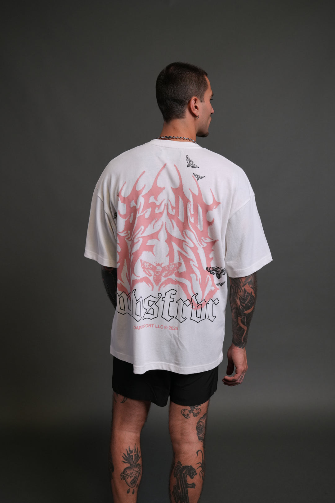 SSDDNFGU Hesh Unisex "Premium" Oversized Tee in Cream