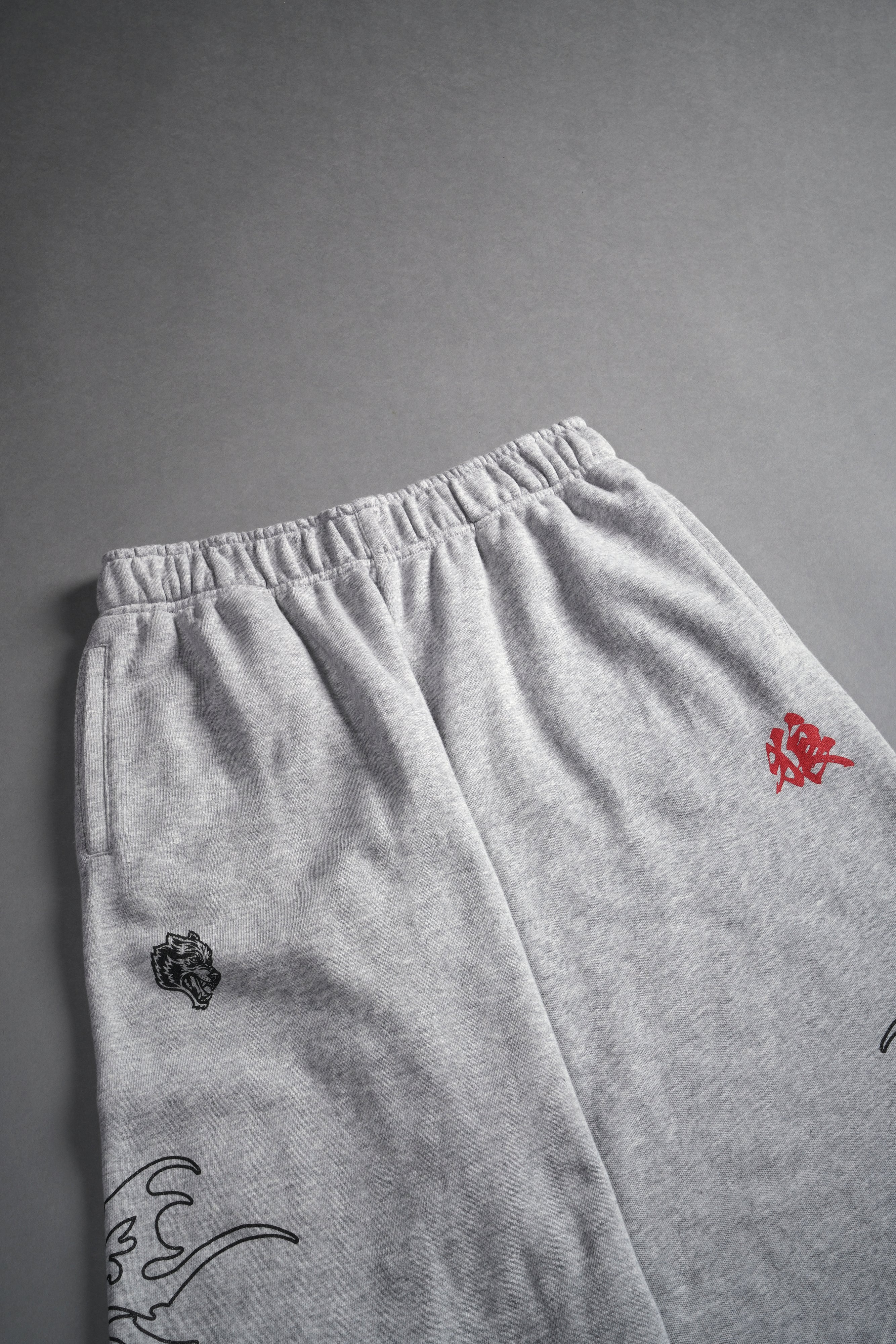 Ghost Flame Durst Sweats V2 in Light Athletic Gray