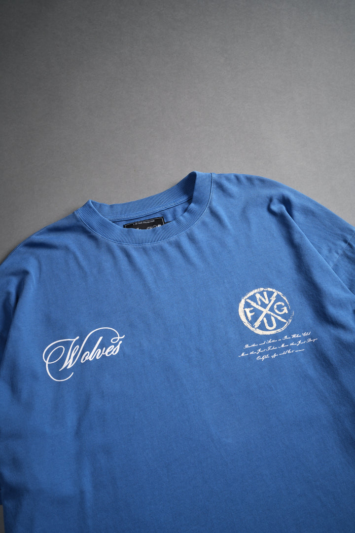 (1 OF 500) Final Strike "Premium" Oversized Tee in  LA Blue