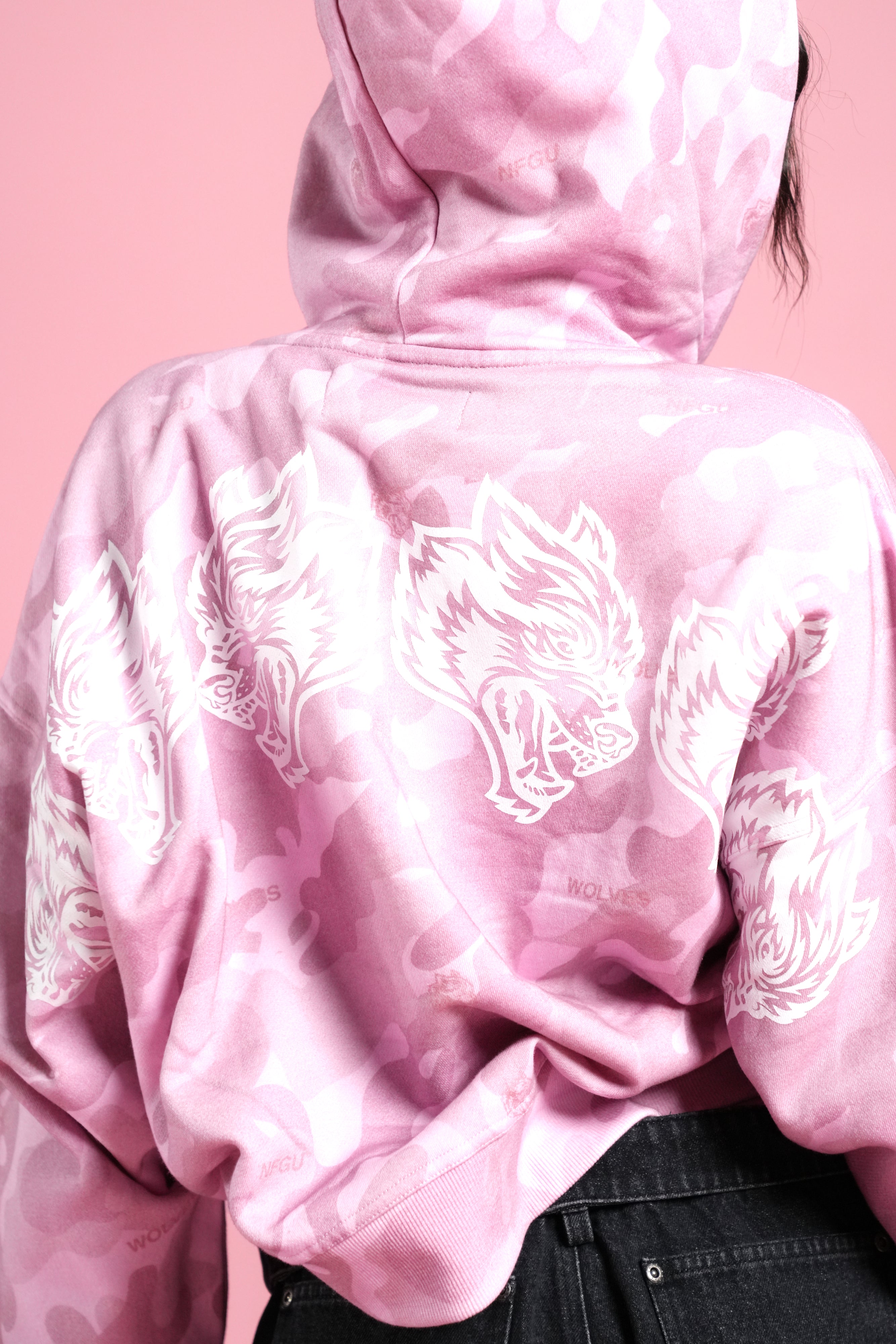 DSVD Legacy Vex Double Zip Hoodie in DSVD Bubblegum Camo