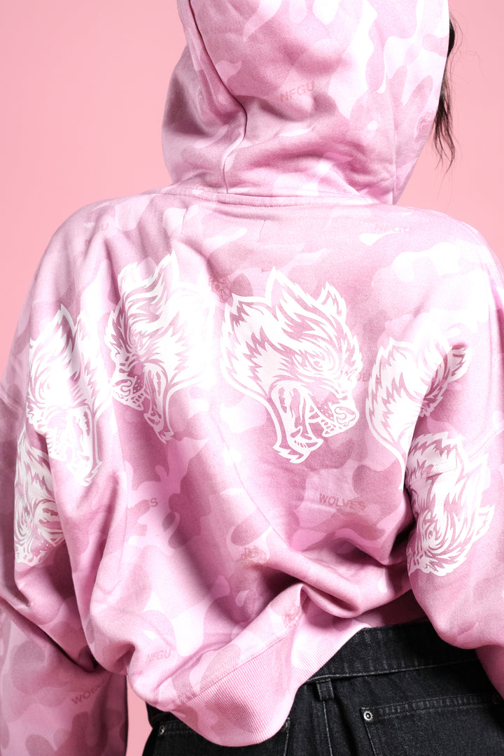 DSVD Legacy Vex Double Zip Hoodie in DSVD Bubblegum Camo