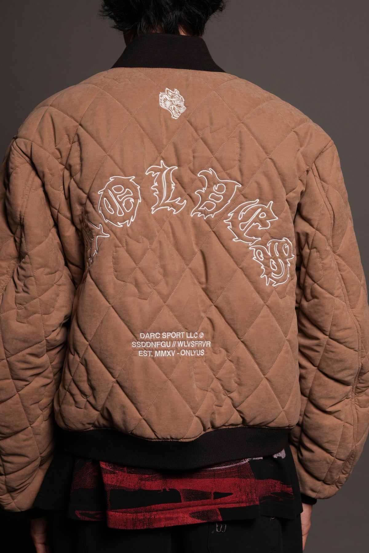 Jason Frvr Cloud Quilted Reversible Bomber Jacket In Dover Green/Taupe