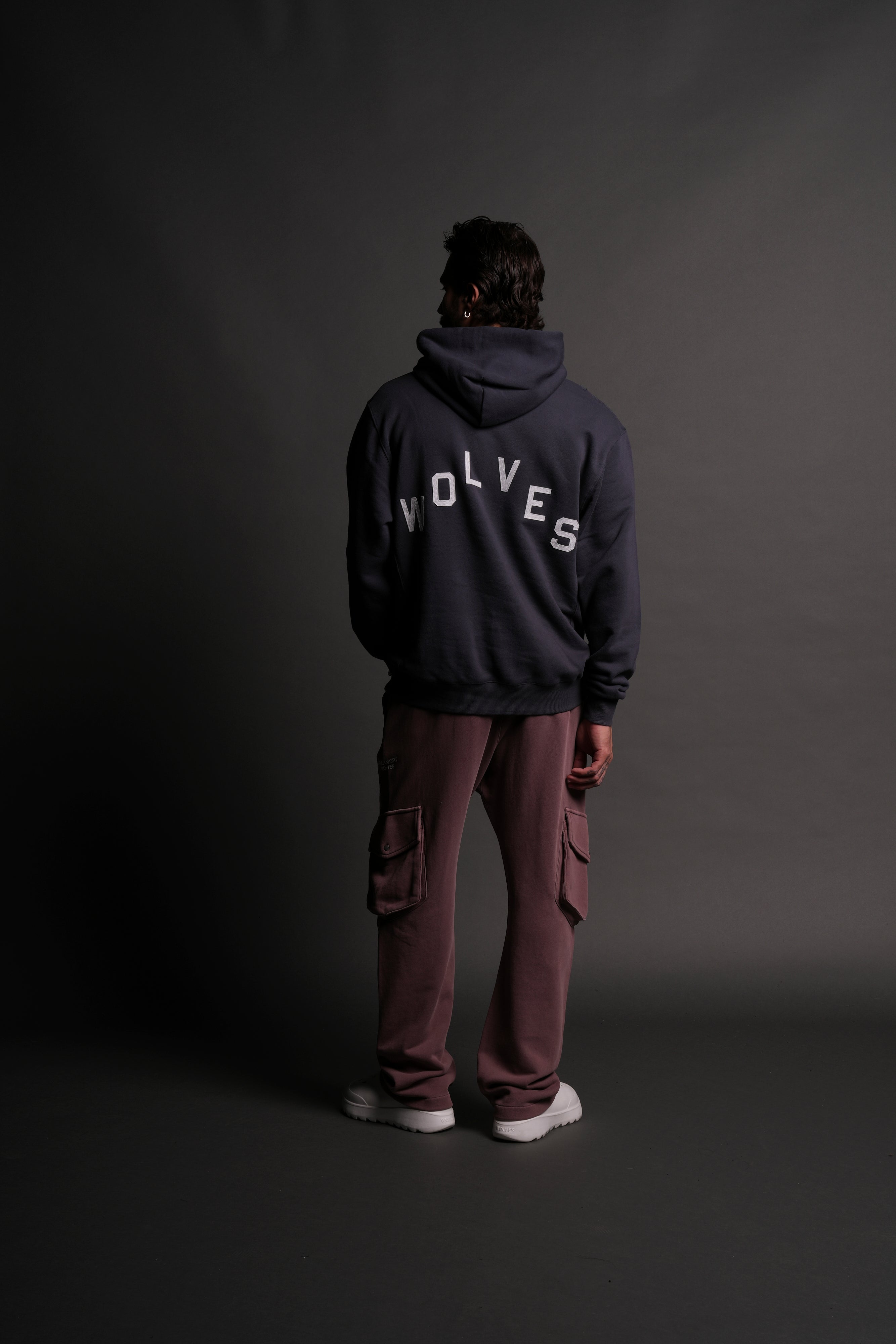 Darc Sport Wolves Bigelow Cargo Sweat Pants in Mauve