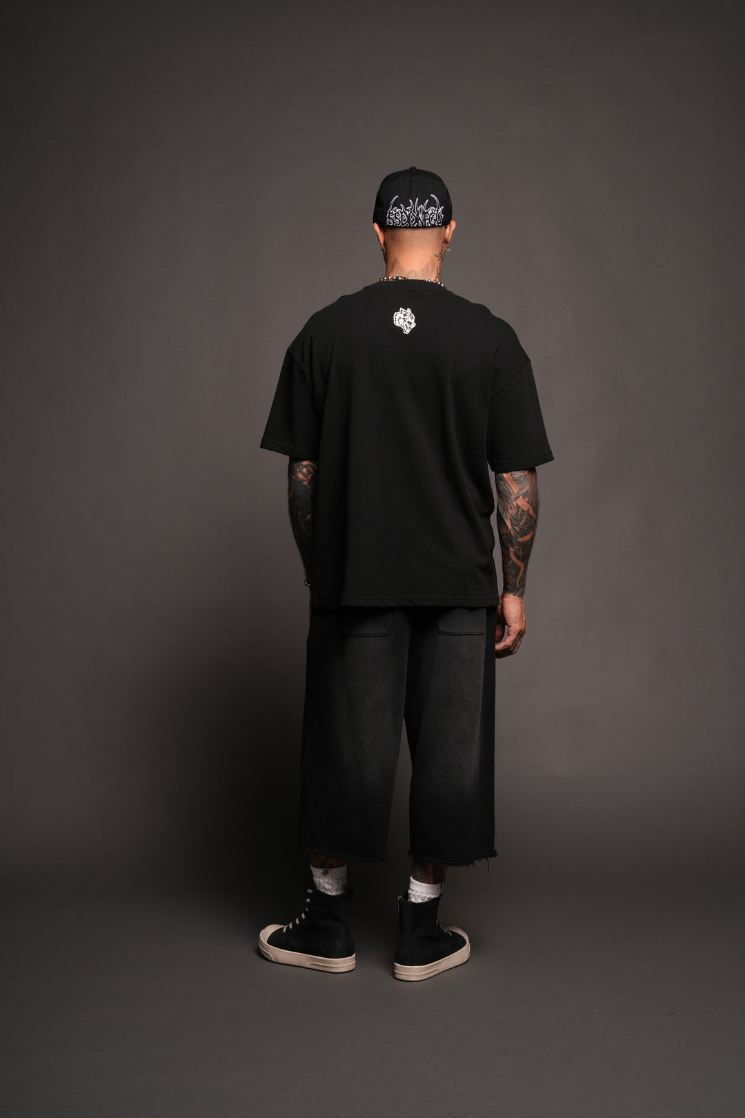 Cherub Flame Premium Tee In Black