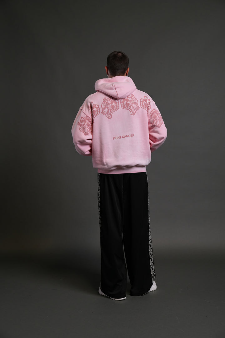 Wolves Have Your Back Unisex "Bishop" Hoodie in Cherry Blossom Halo Wash