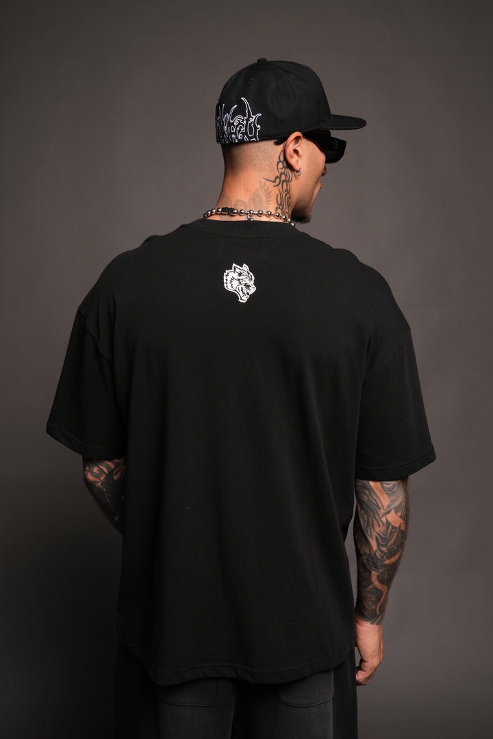 Cherub Flame Premium Tee In Black