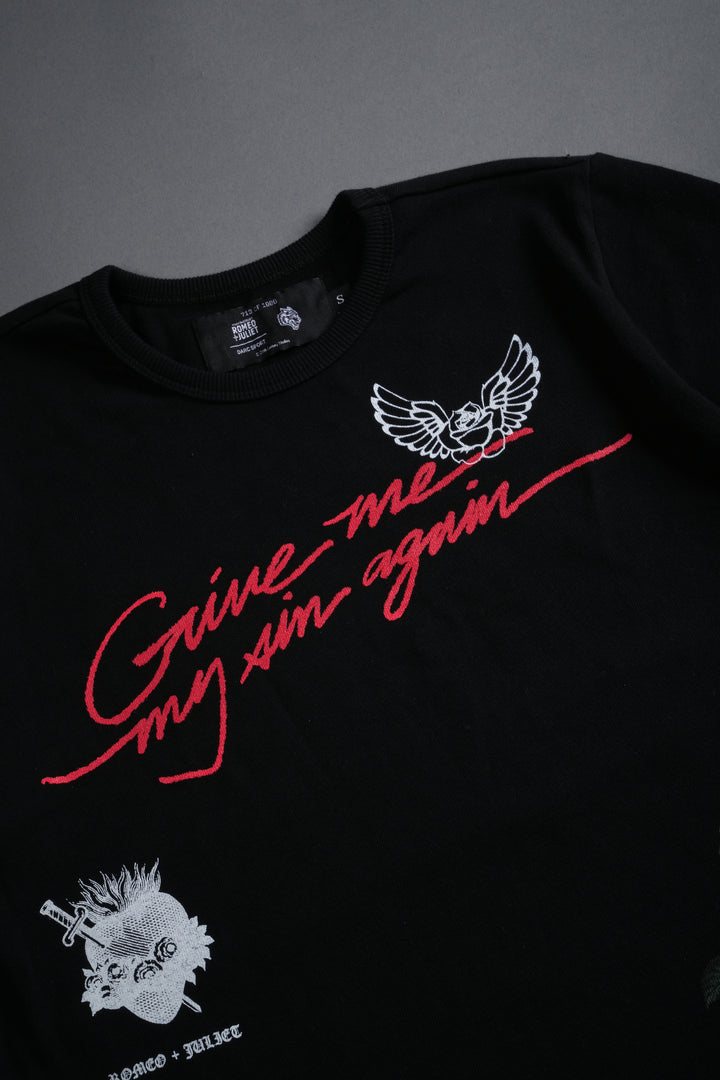 Sin Again "Timeless" Tee in Black