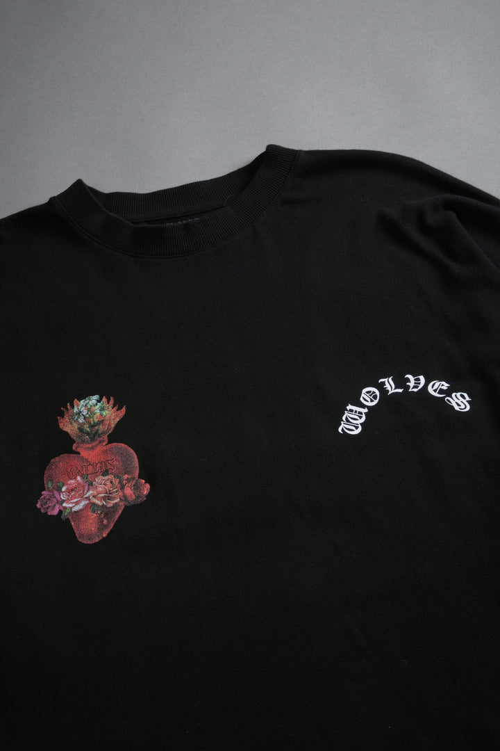 Heart Oath Premium Oversized Tee in Black