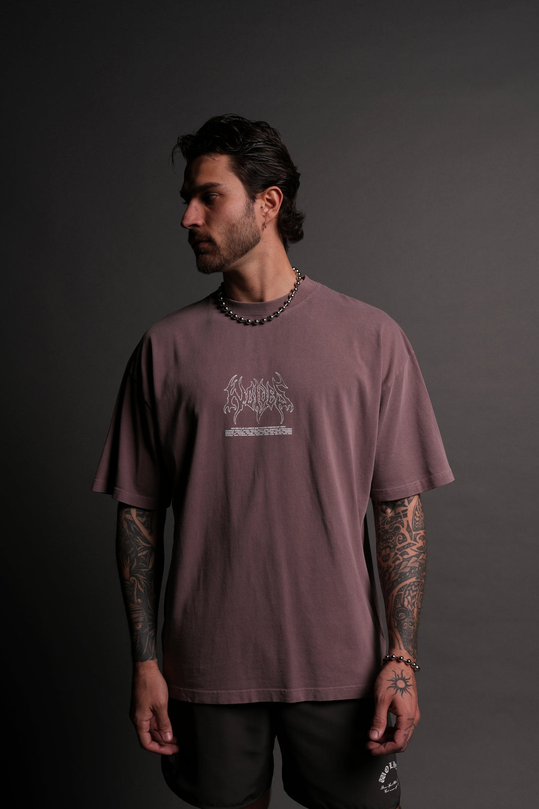 Trust Your Instinct V2 "Premium" Oversized Tee in Mauve