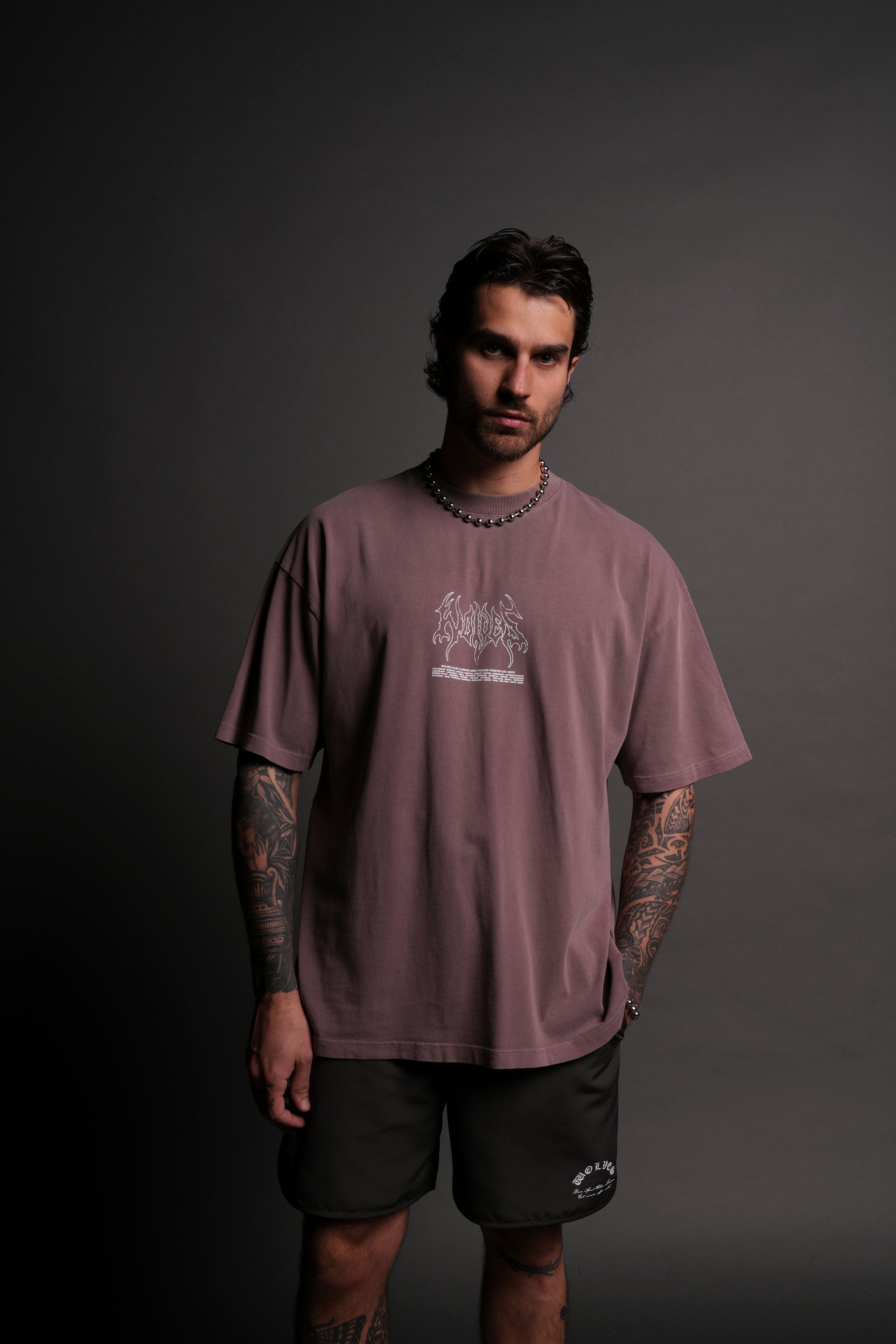 Trust Your Instinct V2 "Premium" Oversized Tee in Mauve