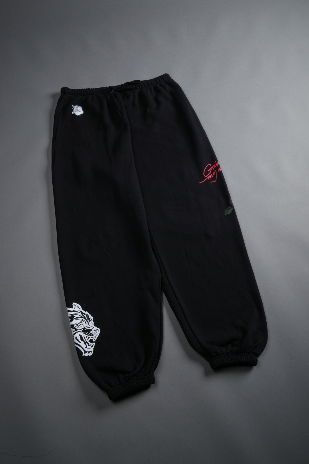 Sin Again Unisex Lightweight Lounger Sweat Pants in Black