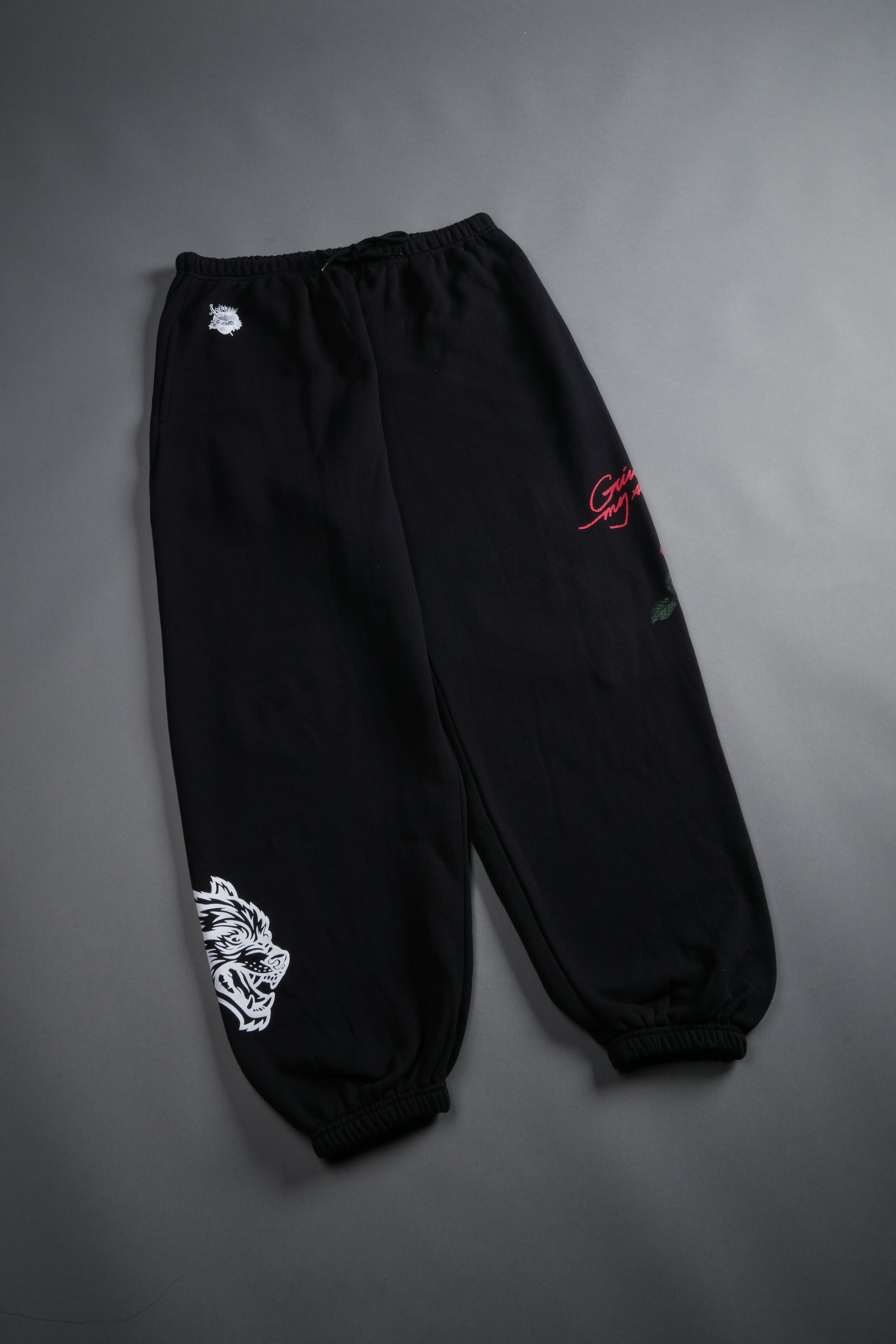 Sin Again Unisex Lightweight Lounger Sweat Pants in Black