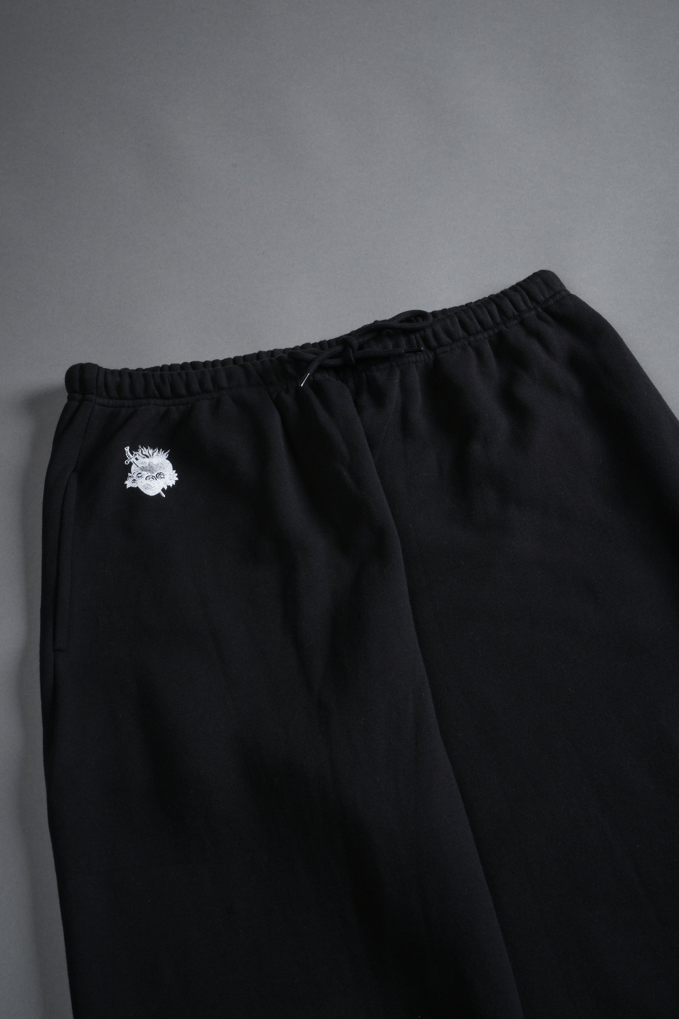 Sin Again Unisex Lightweight Lounger Sweat Pants in Black